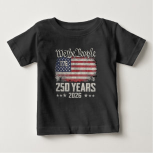 T-shirt Pour Bébé Graphique patriotique du semi-quincentenaire 1776–
