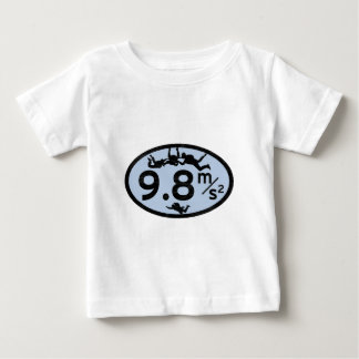 T-shirt Pour Bébé Gravité de piqué de ciel