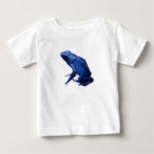 T-shirt Pour Bébé Grenouille à tarte à poison bleu