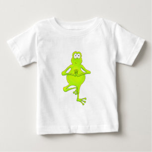 T-shirt Pour Bébé Grenouille d'arbre de yoga