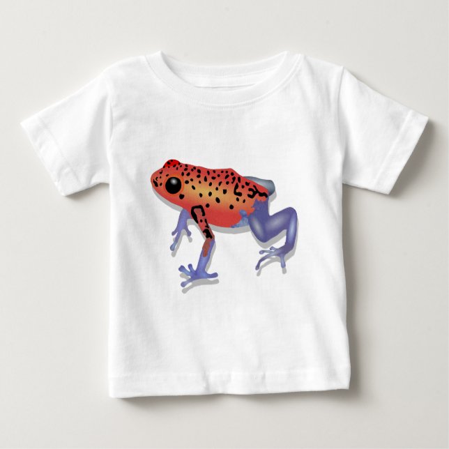T-shirt Pour Bébé Grenouille de dard de poison (Devant)