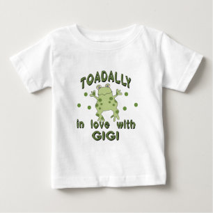 T-shirt Pour Bébé Grenouille de Gigi d'amour de TOADALLY