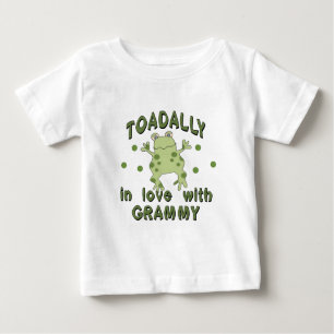 T-shirt Pour Bébé Grenouille de Grammy d'amour de TOADALLY