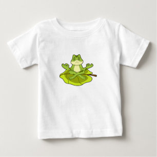 T-shirt Pour Bébé Grenouille en Méditerranée