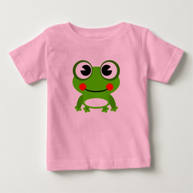 T-shirt Pour Bébé Grenouille-grenouille (Devant)
