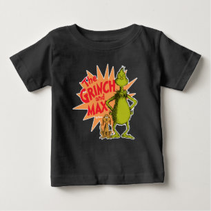 T-shirt Pour Bébé Grille   Grinch & Max Starburst