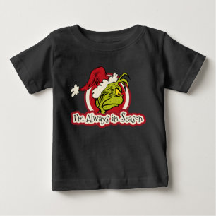 T-shirt Pour Bébé Grille   Je suis toujours en saison