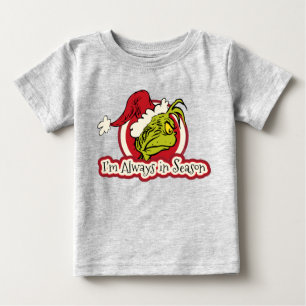 T-shirt Pour Bébé Grille   Je suis toujours en saison