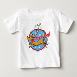 T-shirt Pour Bébé Grille   Max Merry Grinchmas !
