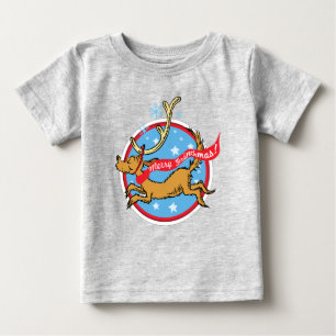 T-shirt Pour Bébé Grille   Max Merry Grinchmas !