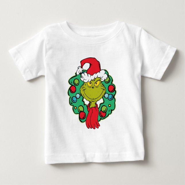 T-shirt Pour Bébé Grille | Vacances de Noël (Devant)