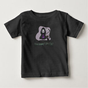 T-shirt Pour Bébé Grim Reaper's Assistant mignonne faucheuse