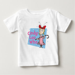 T-shirt Pour Bébé Grinch Cindy-Lou Who - Canne de bonbon