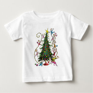 T-shirt Pour Bébé Grinch classique   Arbre de Noël