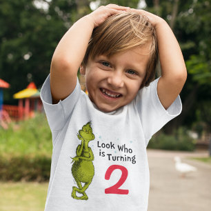 T-shirt Pour Bébé Grinch Flocon de Neige Anniversaire