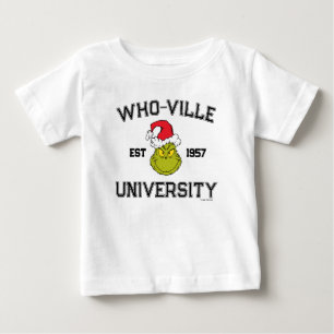 T-shirt Pour Bébé Grinch   Université de Who-ville Établie en 1957