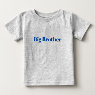 T-shirt Pour Bébé Gris bleu de Cube Big Brother