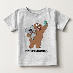 T-shirt Pour Bébé Grizz & Nom Nom - #InternetFamous