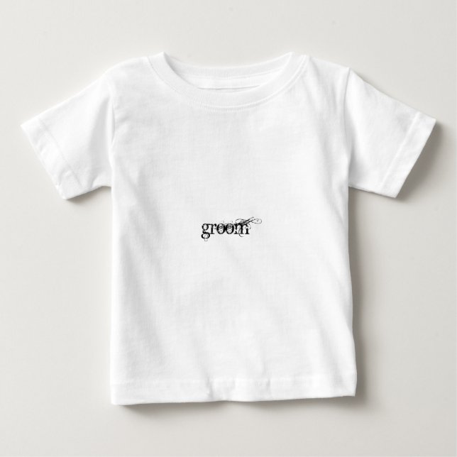 T-shirt Pour Bébé Groom (Devant)