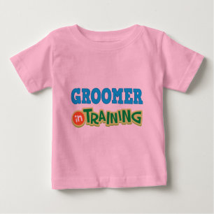 T-shirt Pour Bébé Groomer dans la formation (avenir)