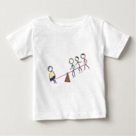 T-shirt Pour Bébé Gros Gars Sur Seesaw