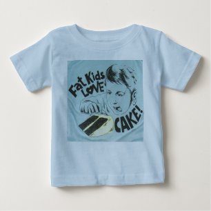 T-shirt Pour Bébé Gros gâteau d'amour d'enfants