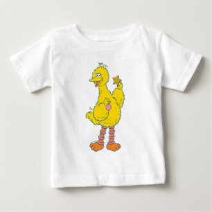T-shirt Pour Bébé Gros Oiseau tenant des ornements de Noël