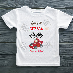 T-shirt Pour Bébé Grossissant deux jeûnes 2e anniversaire