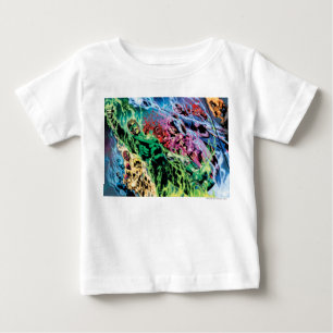 T-shirt Pour Bébé Groupe de lanternes vertes - Couleur
