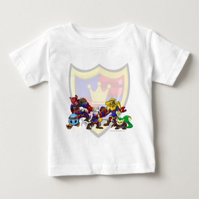 T-shirt Pour Bébé Groupe de Meridell d'équipe (Devant)