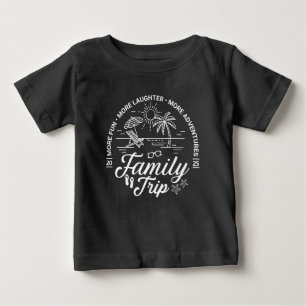 T-shirt Pour Bébé Groupe de voyage familial personnalisé Vacances pl