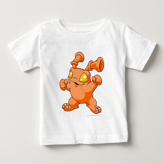 T-shirt Pour Bébé Grundo Orange (Devant)