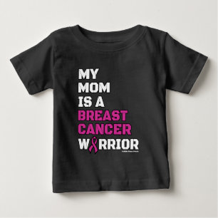 T-shirt Pour Bébé Guerrier/Bloque/Maman...Cancer du sein