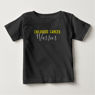 T-shirt Pour Bébé Guerrier de Cancer d'enfance
