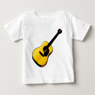 T-shirt Pour Bébé Guitare Pop Art