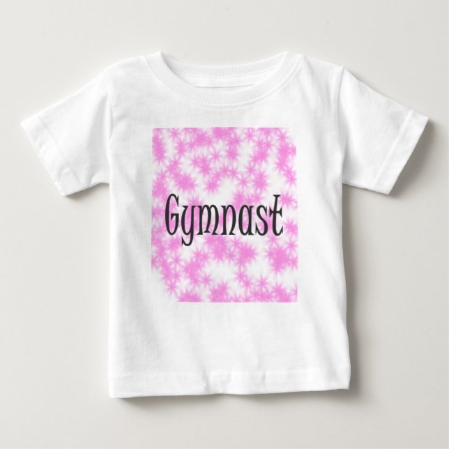 T-shirt Pour Bébé Gymnaste (Devant)