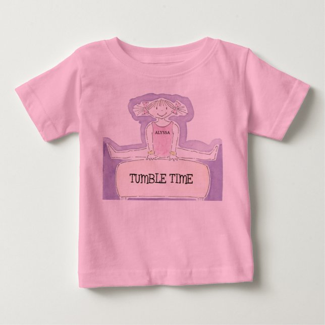 T-shirt Pour Bébé Gymnastique (Devant)