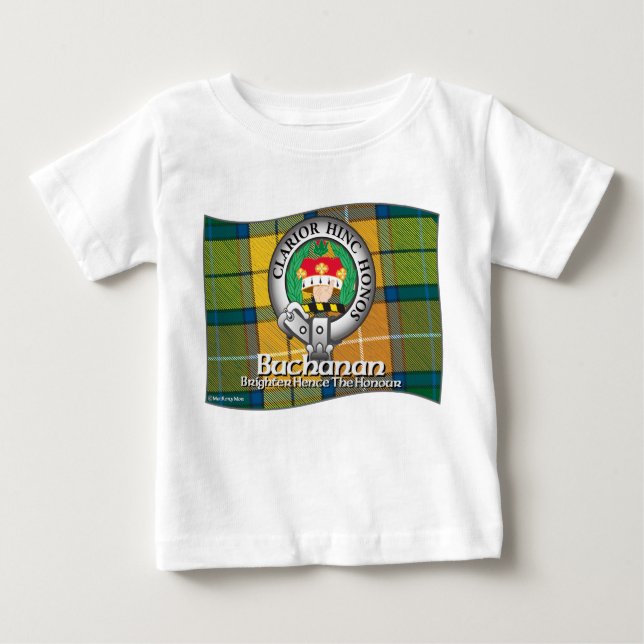 T-shirt Pour Bébé Habillement de clan de Buchanan (Devant)