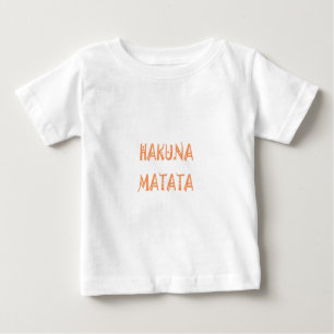 T-shirt Pour Bébé Hakuna Matata - Art Tribal Africain