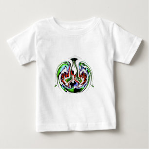 T-shirt Pour Bébé Hakuna Matata avec tourbillon et dégradations Abst