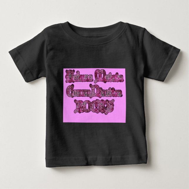 T-shirt Pour Bébé Hakuna Matata Communication ROCKS Art Print (Devant)