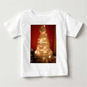 T-shirt Pour Bébé Hakuna Matata Joyeux Noël blanc