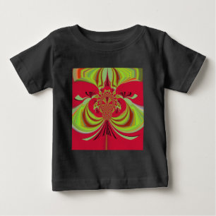 T-shirt Pour Bébé Hakuna Matata red yellow design