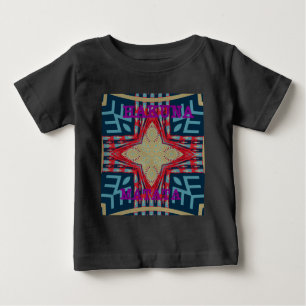 T-shirt Pour Bébé Hakuna Matata Texte Hope Art Abstrait Design d'imp