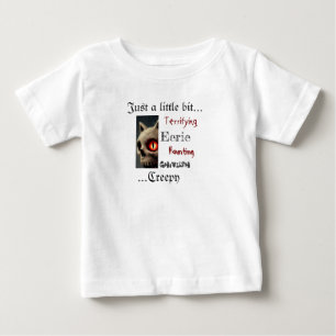 T-shirt Pour Bébé Halloween chat déplaisant