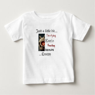 T-shirt Pour Bébé Halloween chat déplaisant