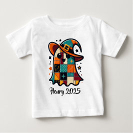 T-shirt Pour Bébé Halloween Cute Patchwork personnalisé
