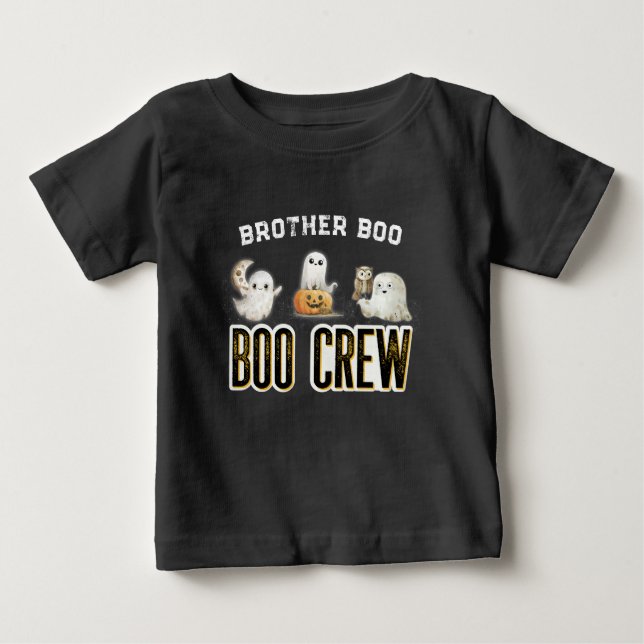 T-shirt Pour Bébé Halloween de l'équipage Brother (Devant)