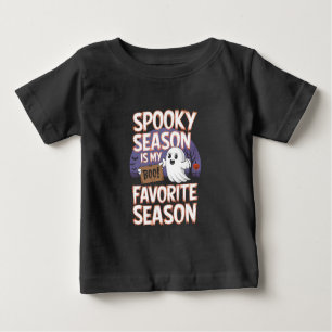 T-shirt Pour Bébé Halloween éffrayante saison