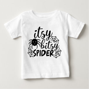 T-shirt Pour Bébé Halloween Itsy Bitsy Spider